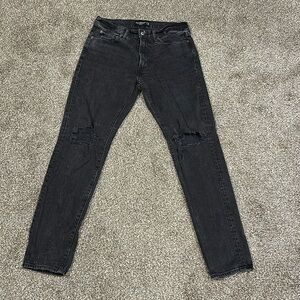 Abercrombie Slim fit distressed denim